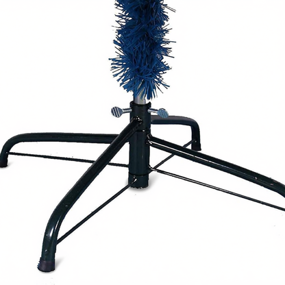 Árvore de Natal Azul Escuro de Salto Alto Premium sem Iluminação Pinheiro de PVC