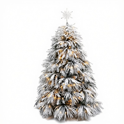 Árvore de Natal Artificial Mini Árvore Natal Branca com Luzes Quentes Decorações Natal