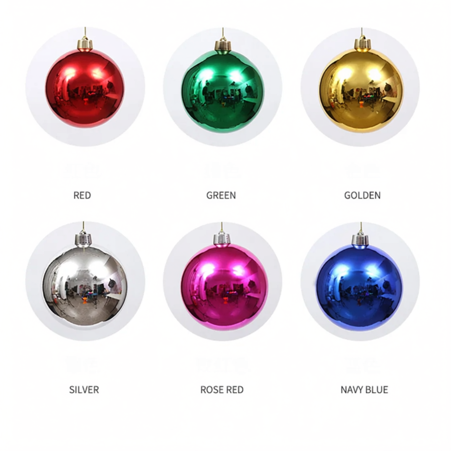 Bolas de Natal 60cm/80cm/100cm Decorativas Bolas de Natal Bolas de Natal