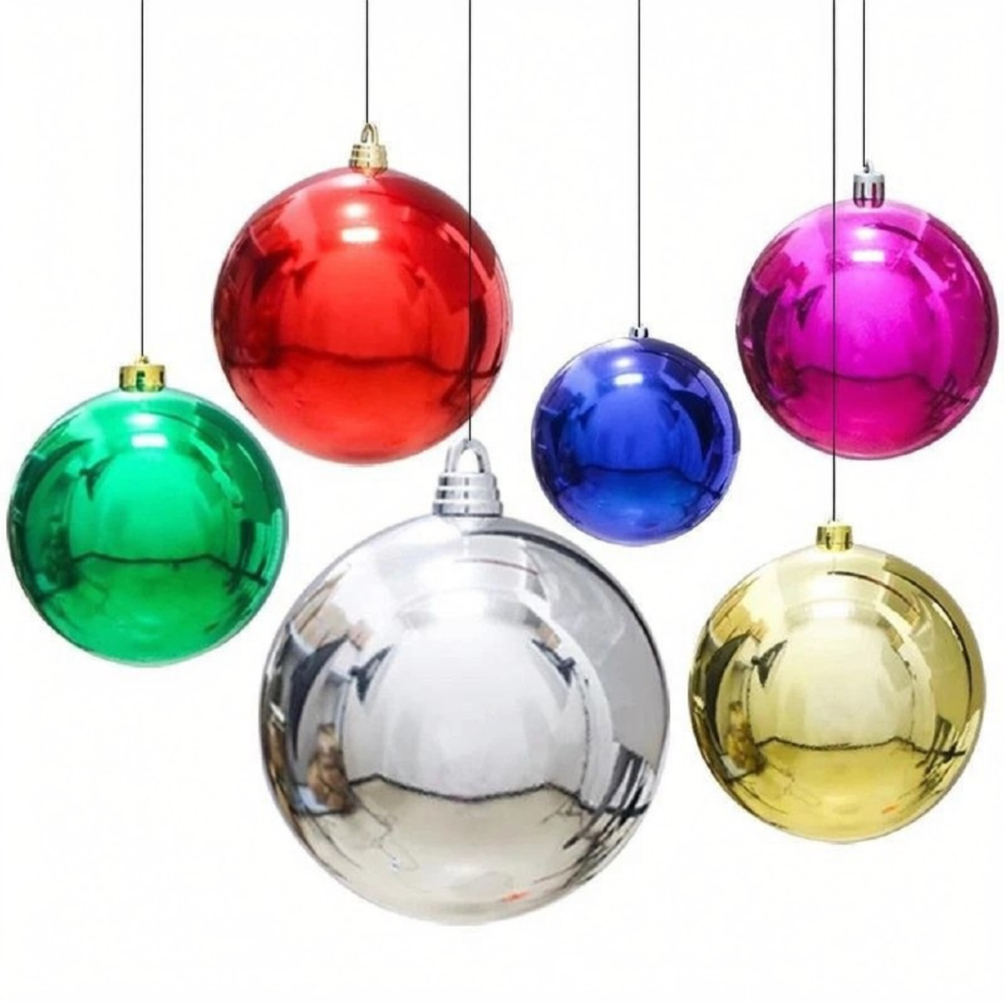 Bolas de Natal 60cm/80cm/100cm Decorativas Bolas de Natal Bolas de Natal