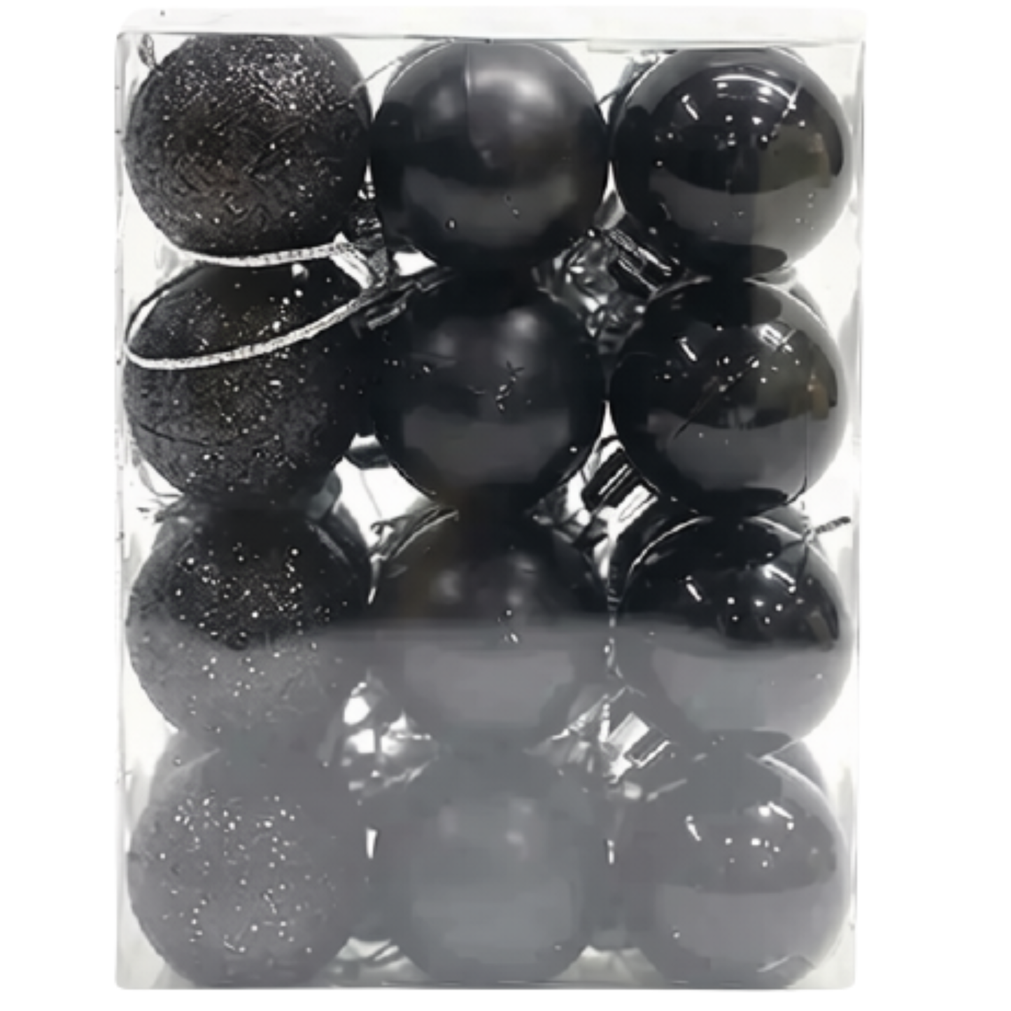 Enfeite de Árvore 24 Peças de Natal Roxo Enfeites 4cm*6cm*8cm*10cm de Natal Decoração