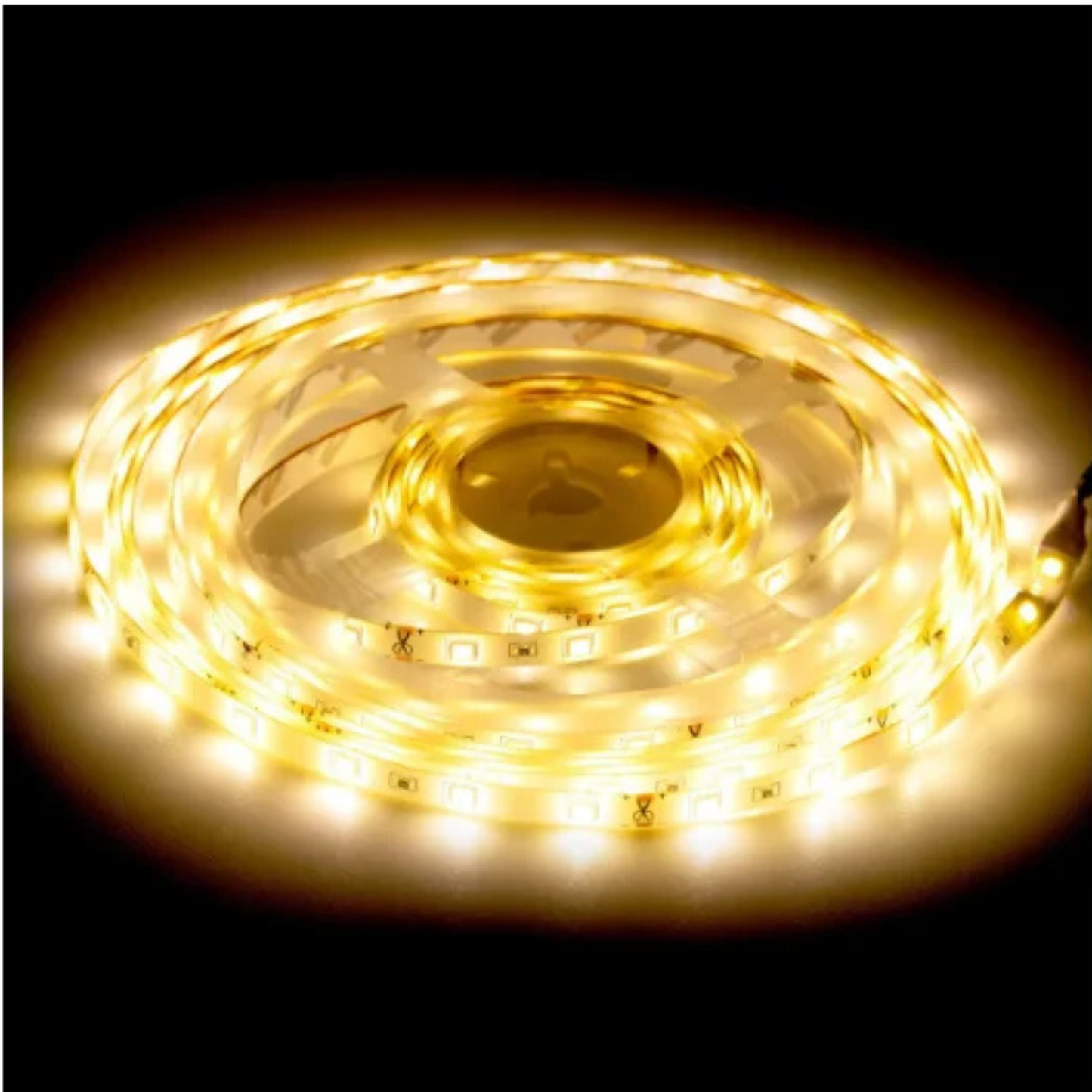 Fita Led 2835 Rolo 5 Metros 300 Leds IP65 Dupla Face + Fonte (Branco Quente)