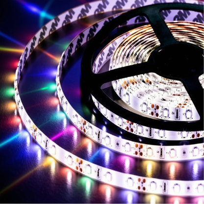 Fita 3528 | Rolo 5m 300 Leds | Dupla Face Para Decoração Natalina Externa(Branco 5M)