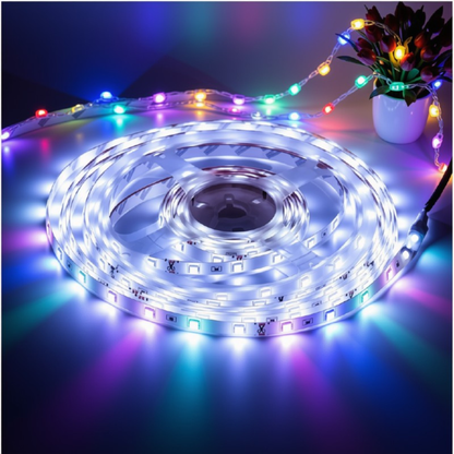 Fita 3528 | Rolo 5m 300 Leds | Dupla Face Para Decoração Natalina Externa(Branco 5M)