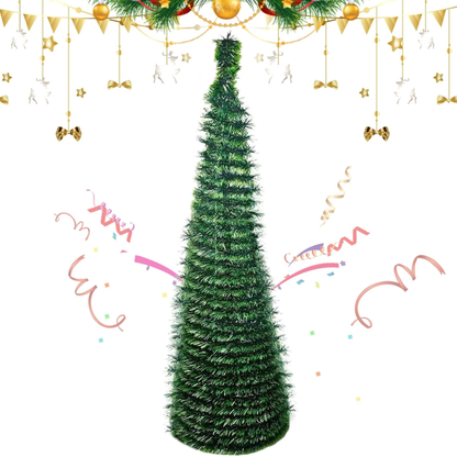 Árvore de Natal Artificial, Decoração de Quintal de 1,5 m – Decoração de Árvore de Festival