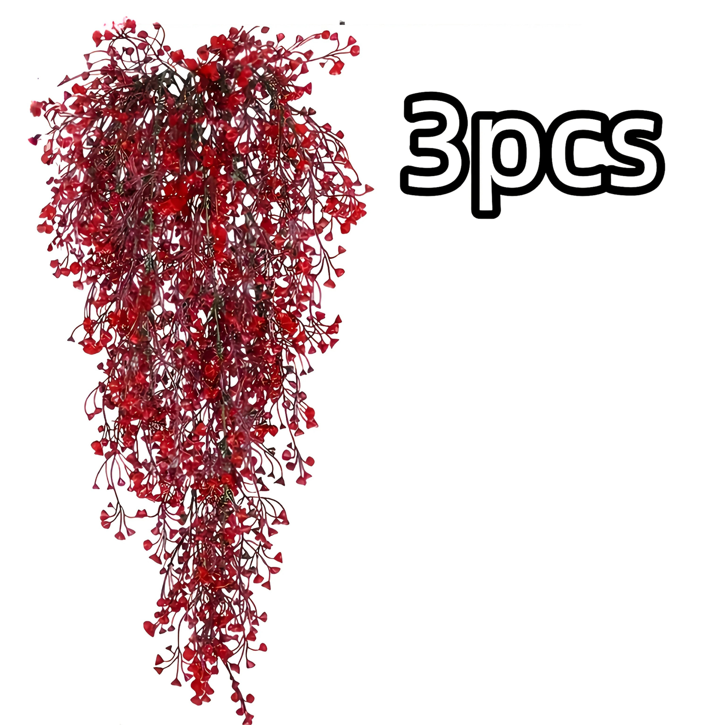 Flores de Pendurar Artificial Pendurada Samambaia Suspensa Artificial Videira de Hera Falsa