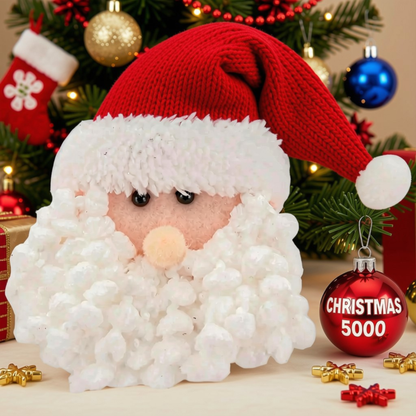 Kit Conjunto 1 Pendentes Árvore Natal Papai-Noel 15cm Ornamento Papai Noel Natalino