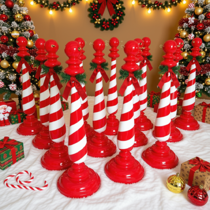 Guarda-Corpo Natalino Decoração de Natal para Shopping Escultura de Fibra de Vidro Natal