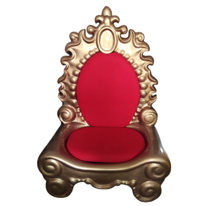 Trono Natalino para Shopping Cadeira Trono de Natal Poltrona Natalina Papai Noel Camurça