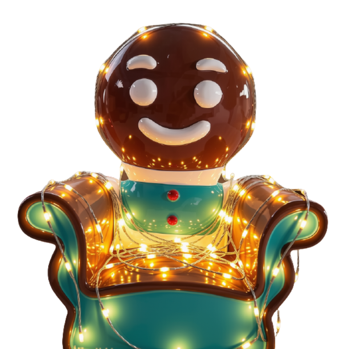 Poltrona Trono Cadeira do Shopping Gengibre Noel Natal Decoração e Poltrona Natal Fibra
