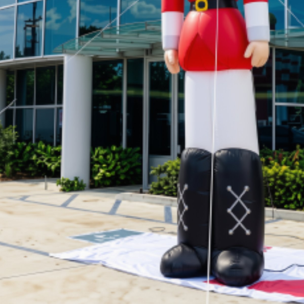 Soldado Quebra-Nozes Inflável Shopping Soldado Quebra-Nozes Inflável de 3/6 Metros Natal