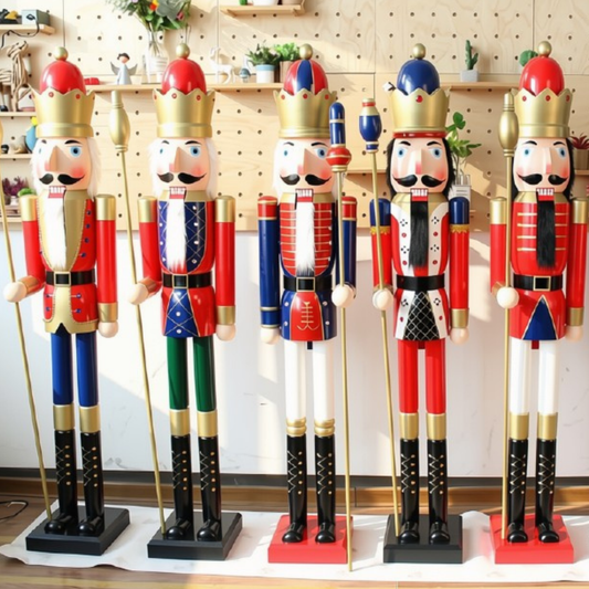 Quebra-Nozes Gigante shopping de Natal de Alta Qualidade, 180cm, Soldado Quebra-Nozes