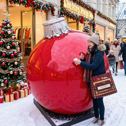 Papai Noel Gigante em Resina 1.70 Metros*2 Metros, Escultura de Natal Praças e Shoppings