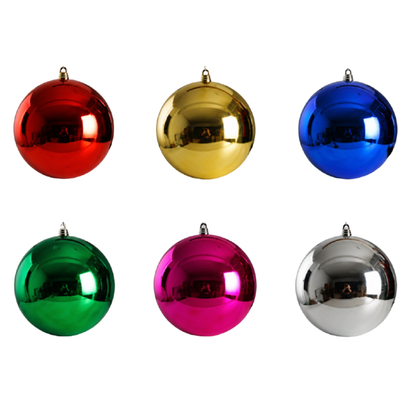 Bolas de Natal 10 20 50cm Grandes para Shopping Center e Enfeite Natal para Shopping