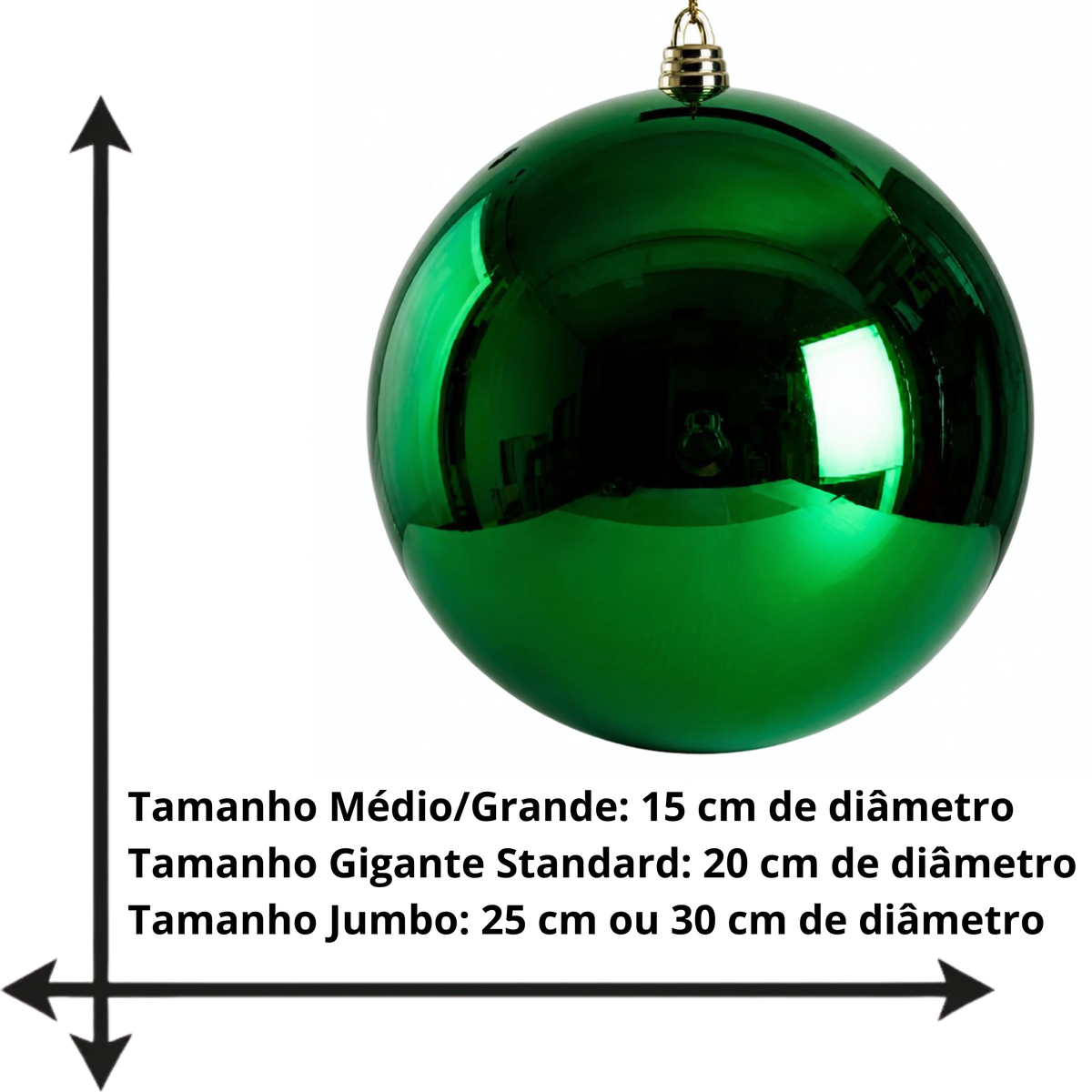 Bolas de Natal 10 20 50cm Grandes para Shopping Center e Enfeite Natal para Shopping