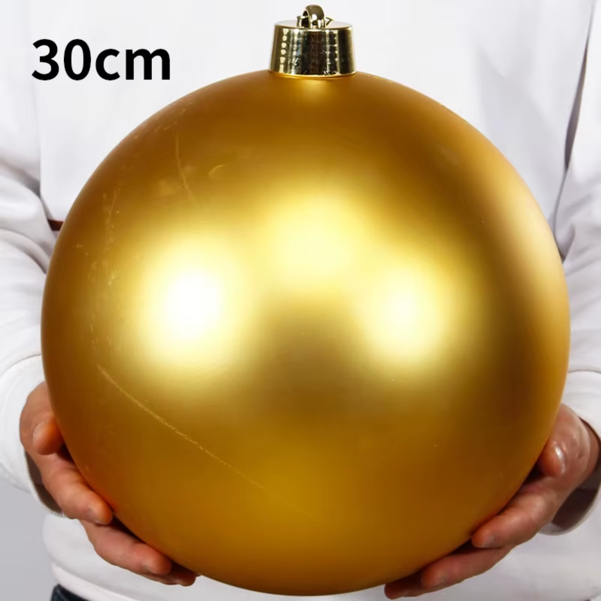 Bolas de Natal Grandes para Shopping Center, Altura: 30cm/Largura (Diâmetro): 30cm*30cm