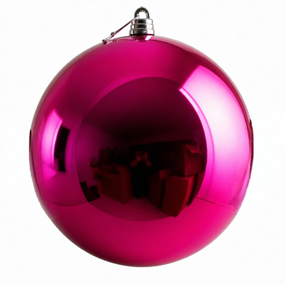 Bolas de Natal Lisas e Brilhantes Acabamento Metalizado/Eletrodepositado Cores Variadas