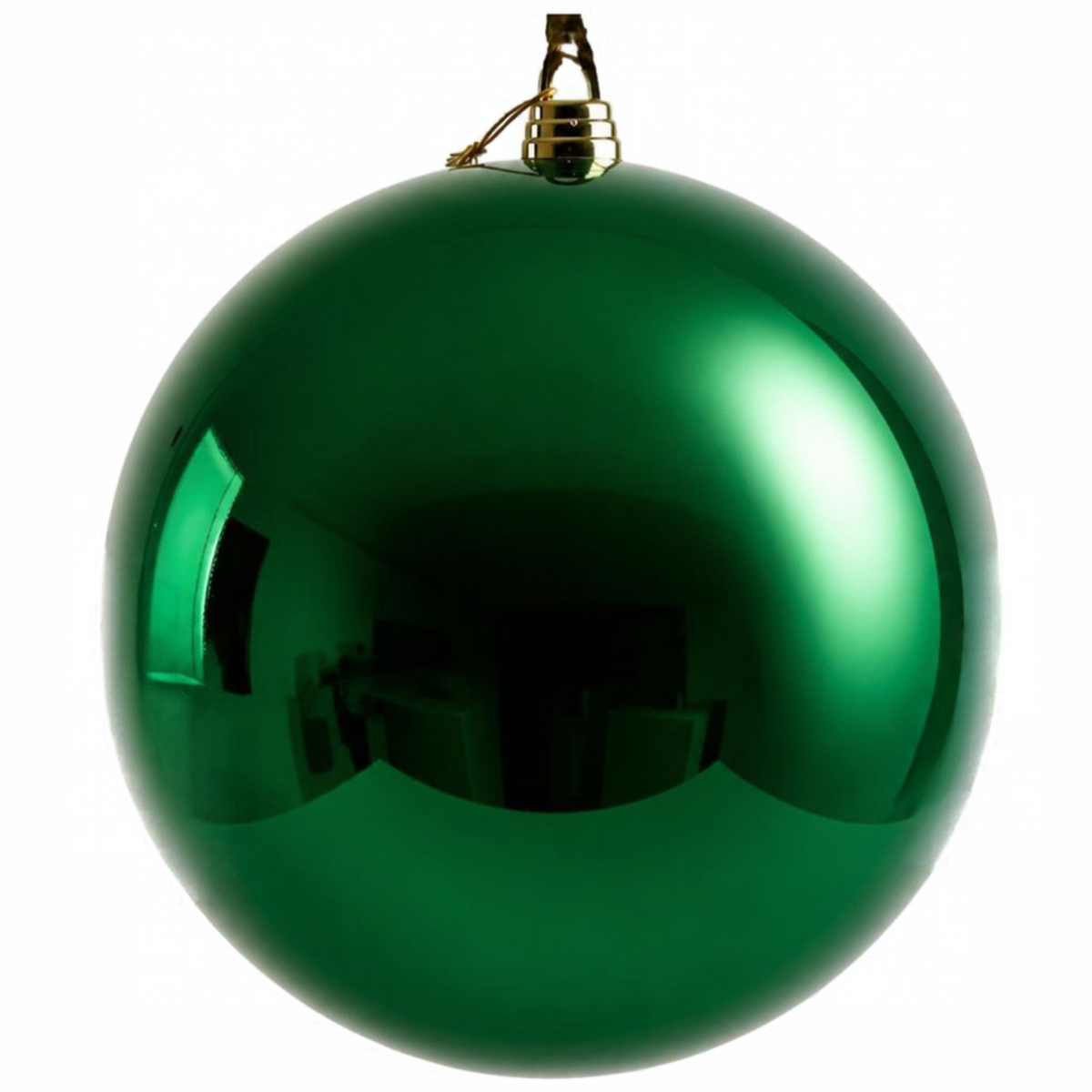 Bolas de Natal Lisas e Brilhantes Acabamento Metalizado/Eletrodepositado Cores Variadas
