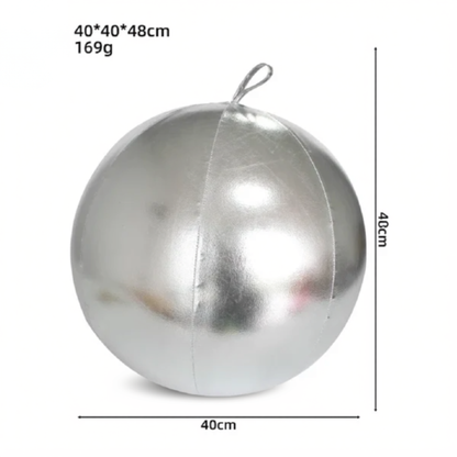 Bola de Natal Inflável Colorido Internos 40cm*Largura*54 cm*Peso: 191g Gigante 40cm PVC