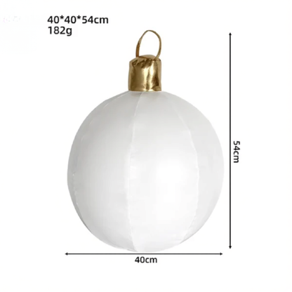 Bola de Natal Inflável Colorido Internos 40cm*Largura*54 cm*Peso: 191g Gigante 40cm PVC