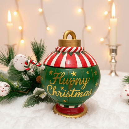 Tigela de Natal decorativa Prato de Frutas de Natal Árvore Mesa de Sobremesa Dispensador de Comida Mesa