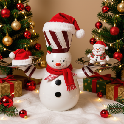 Suporte de Lanche de Frutas para Árvores de Natal e Suporte Decorativo para Tigelas
