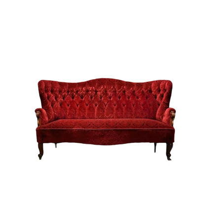 Tronos Clássicos Natalinos Vermelho e Veludo, Trono de Natal Luxo para Shopping Center