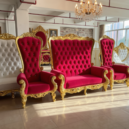 Poltronas e Tronos Natalinos, Cadeira Natalina Clássica para Shopping