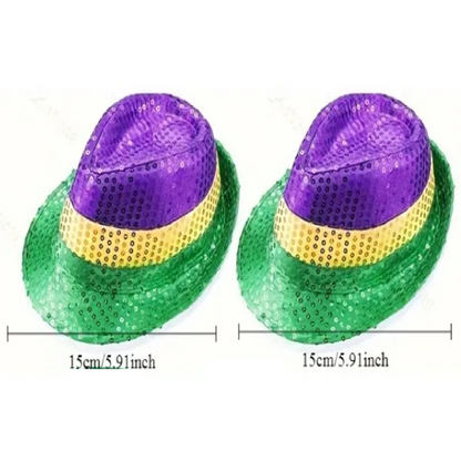 Conjunto de acessórios de fantasia de carnaval com 8 peças multi, Multi e Padrão