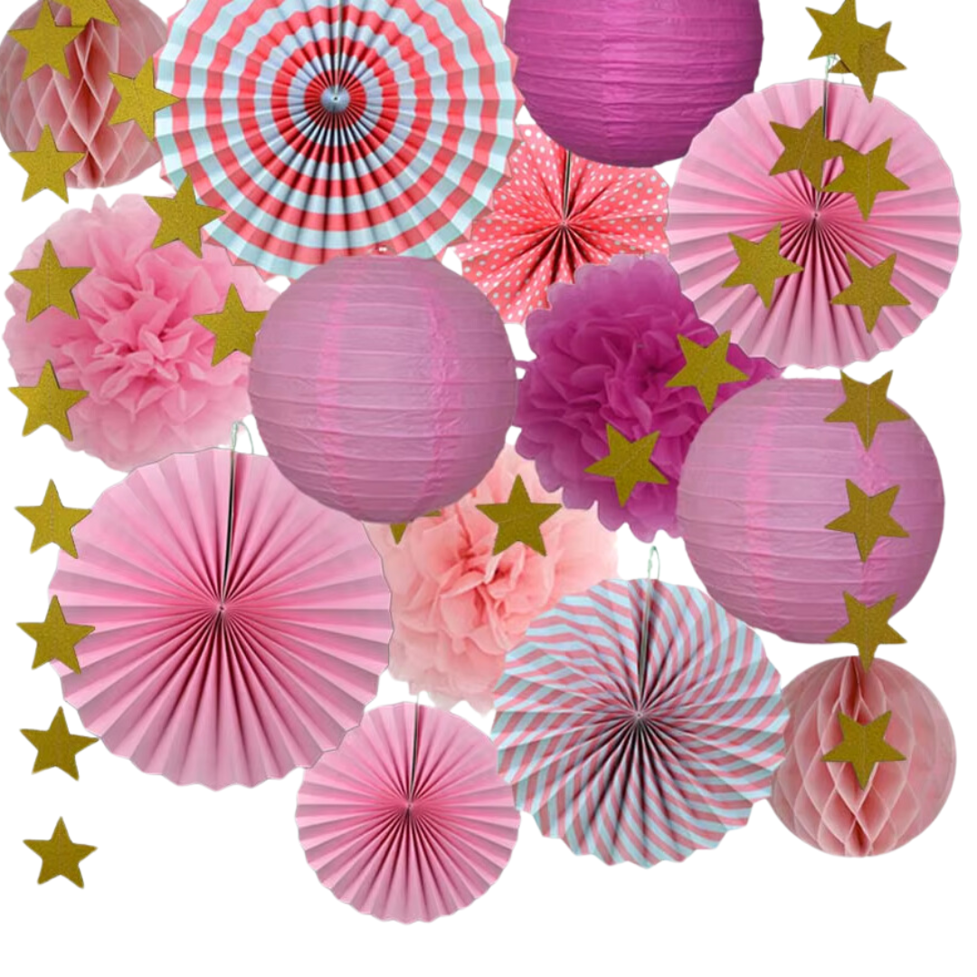 15 peças de lanternas de papel decorativas, lanterna de papel chinesa verde sálvia