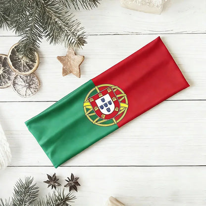Faixas Cabelo Torcida Brasil Lenço Bandana Multiuso Brasil Copa do Mundo 24cm*9.45 Pol.