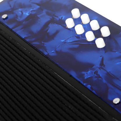 Acordeon profissional, instrumento musical de acordeon com 22 teclas, 48 Teclado