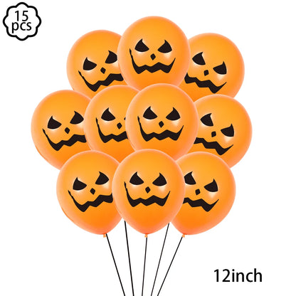9 Balões de Halloween para Decoração de Festas, Suprimentos para Decoração Halloween
