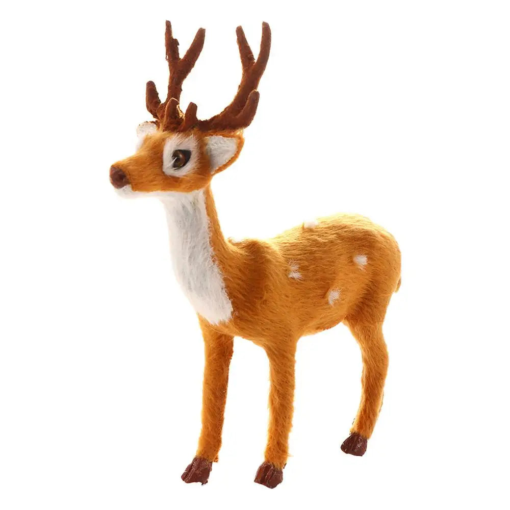 Decoração genéricas de rena de natal, estatueta de alce, lembrancinhas, escultura animal