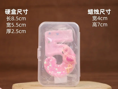 Velas de aniversário, velas numéricas para bolos de aniversário com borboleta e velas