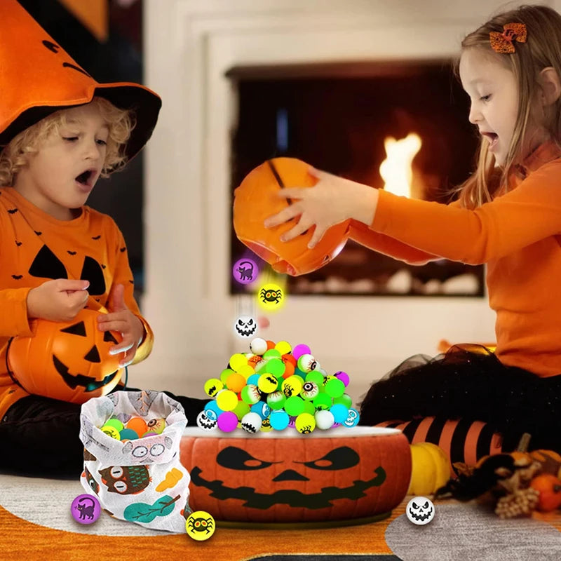 Bolas Gel brilhantes no escuro, 8 modelos bolas Gel com tema de Halloween festas