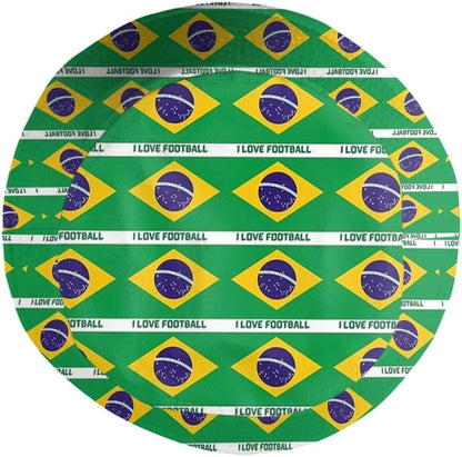 Chapéu Bucket Unissex com Estampa da Bandeira do Brasil, Estilo Pescador, Ideal Verão