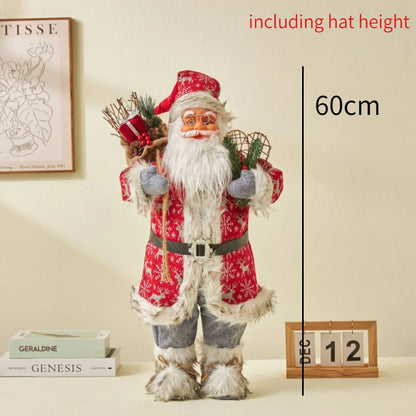 Papai Noel Papai Noel grande de 60cm, decoração de Feliz Natal para Lar, Feliz Ano Novo