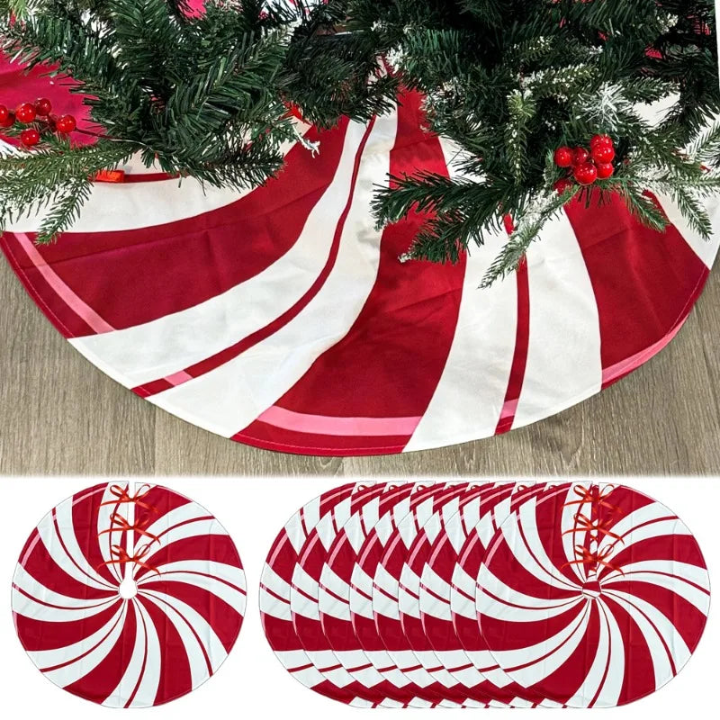 Saia para árvore de Natal, 75 até 122 cm, boneco de neve, rena, floco de neve, saia clássica