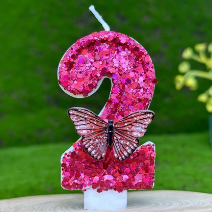 Velas com número de aniversário de 7 cm, velas de aniversário, design 3D, bolo aniversário