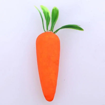 12 Peças cenouras de páscoa brinquedo cenoura de tecido artificial decoração coelho