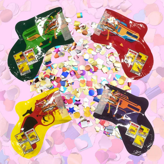 Pistola fogos festa junina artifício de brinquedo inflável atualizada, 10 peças de canhão