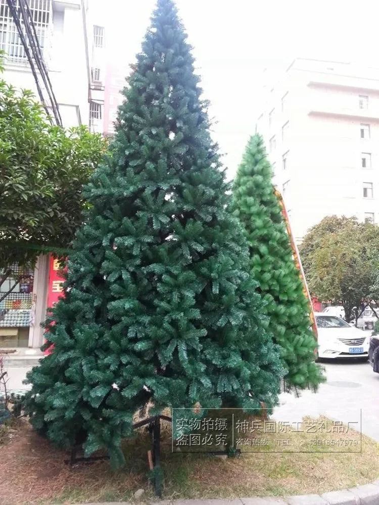 Árvore Pinheiro De Natal Modelo Super Luxo Cor Verde Green 3 metros a 5 metros