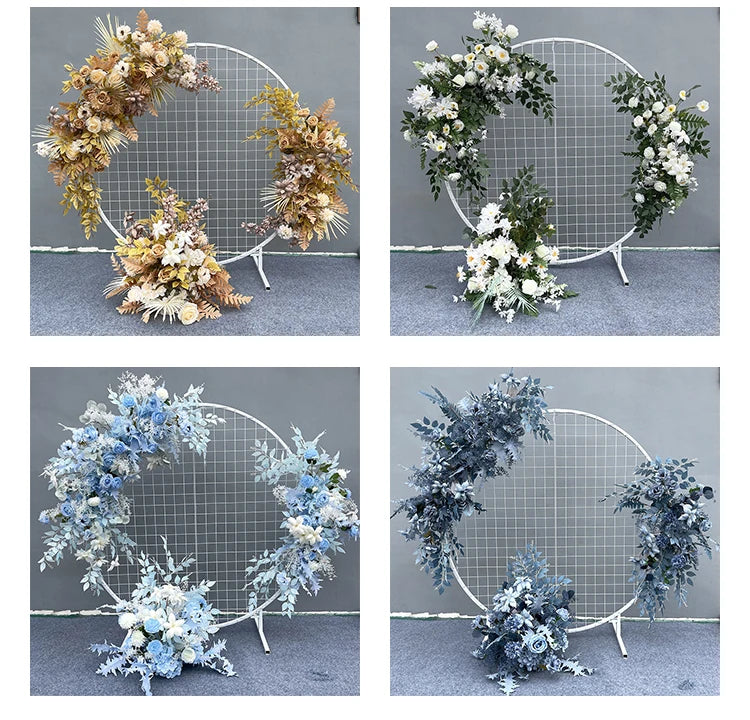 Arco De Casamento Com Flores Artificiais Decoração