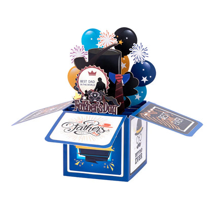 Cartões Melhor Mãe Caixa de Presente 3D Pop Up Cartão de Felicitações - Dia das Mães