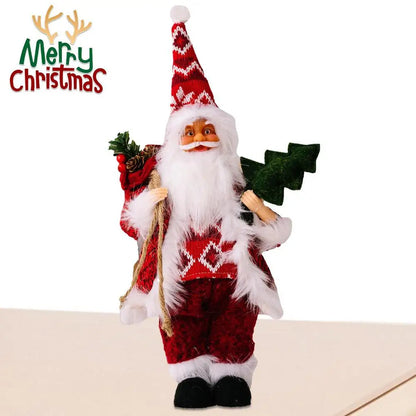 Decoração Natalina Bonecos De Natal Papai Noel 42cm