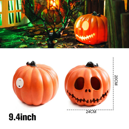 Luzes de abóbora, lanterna de abóbora, abóbora de Halloween, luz noturna LED e abóbora