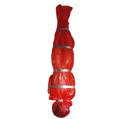 Cadáver Decorações de Halloween, adereços de vítimas mortas, cadáver falso assustador, saco de cadáver falso assustador para exterior/interior assombrado