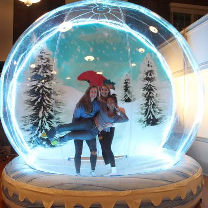 Bola de Natal Inflável de Dimensões 3m*4m*5m Bola Gigante de Natal Decorada em PVC