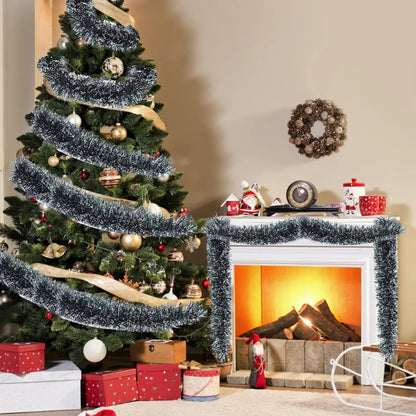 Guirlanda de Natal 2/4/10/30 metros Verde Profundo/Comprido de enfeite de árvore Natal